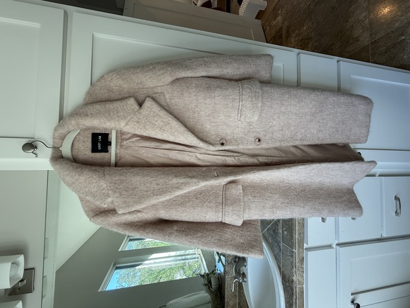 Anthropologie Grey Lab Woman Oversize Longline Wool Blend Coat,  XS - Picture 2 of 5